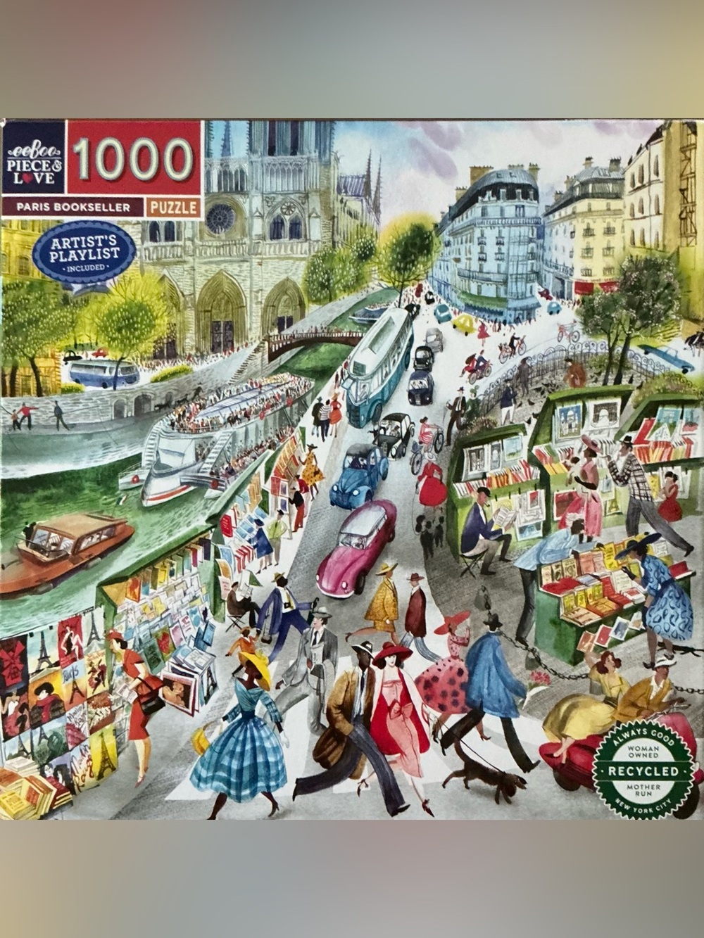 Eeboo “Paris Bookseller” 1000 piece puzzle